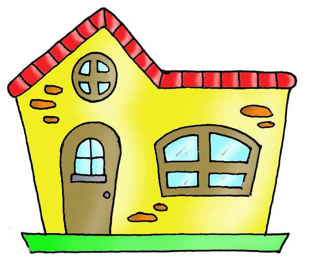 COLOREAR CASAS PARA NIÑOS